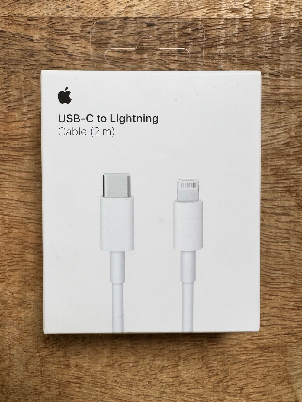 Apple USB-C lightening cord 2 M 6.5 Feet